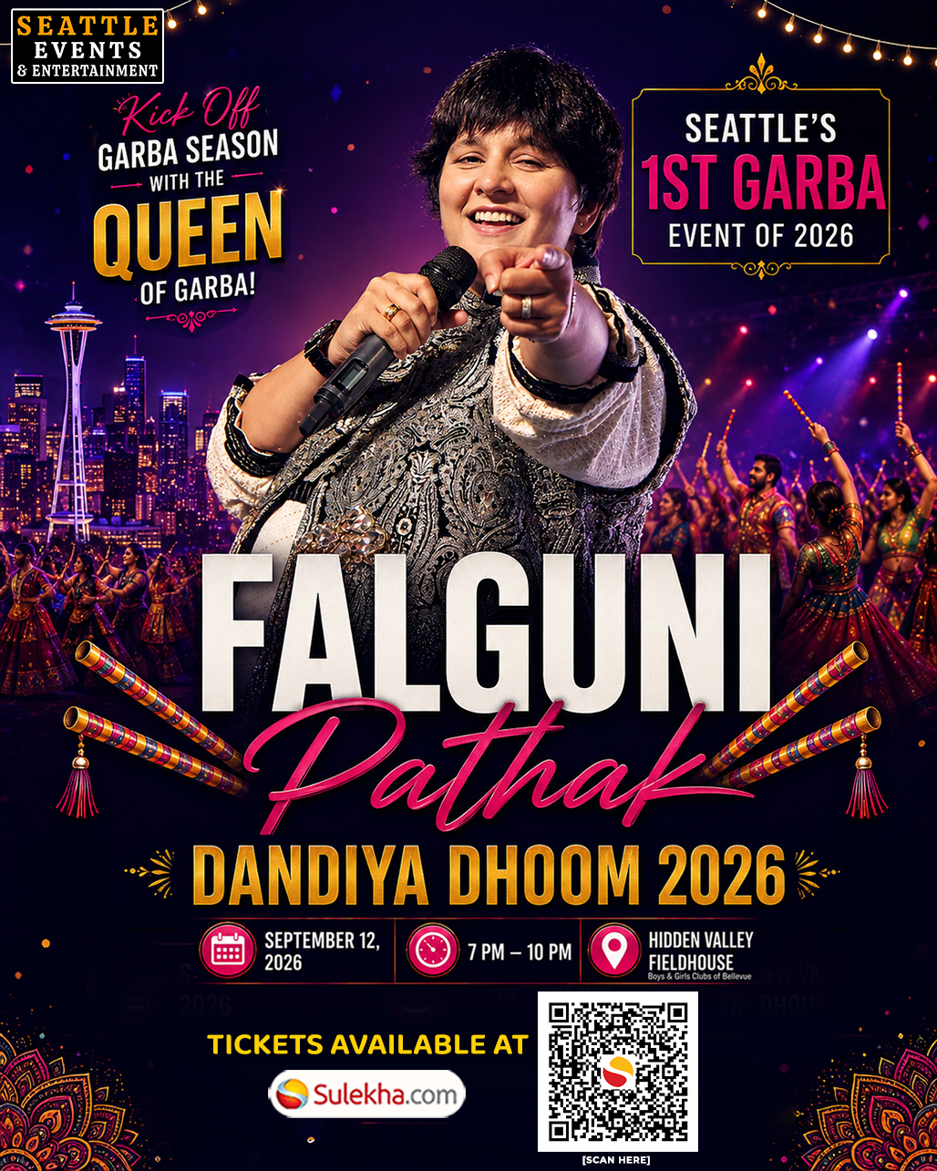 Falguni Pathak Live Dandiya Dhoom 2026 Seattle - Seattle's 1st Garba Event of 2026