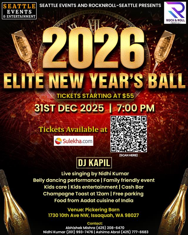 Elite New Year's Ball 2026 Seattle