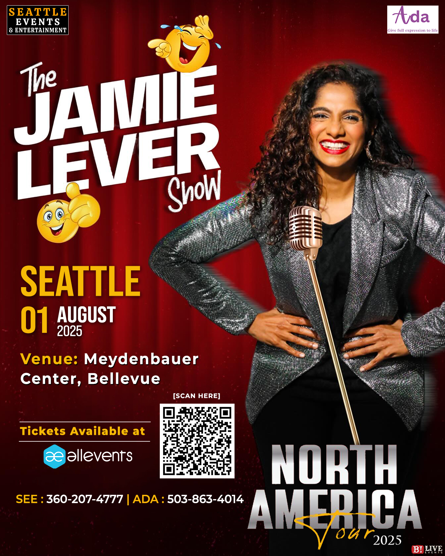 Jamie Lever Show Seattle 2025